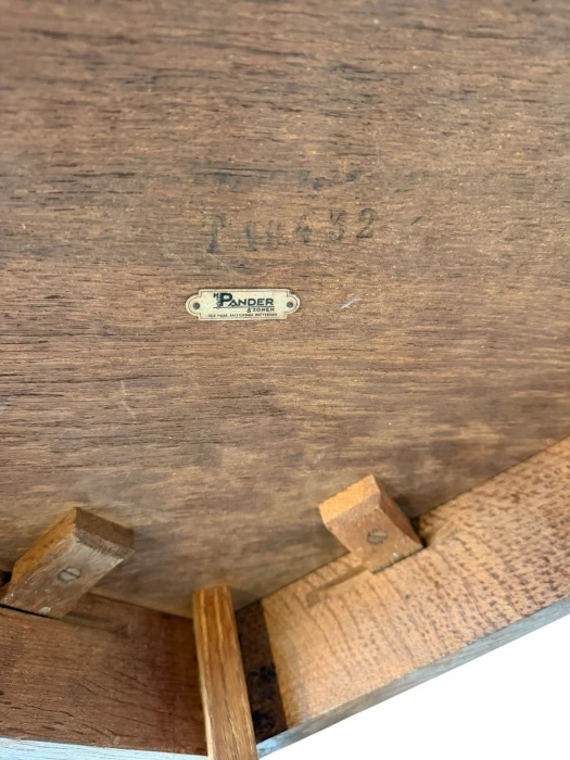 Art Deco Modernist Octagonal Side Table by Paul Bromberg for Pander, 1920s